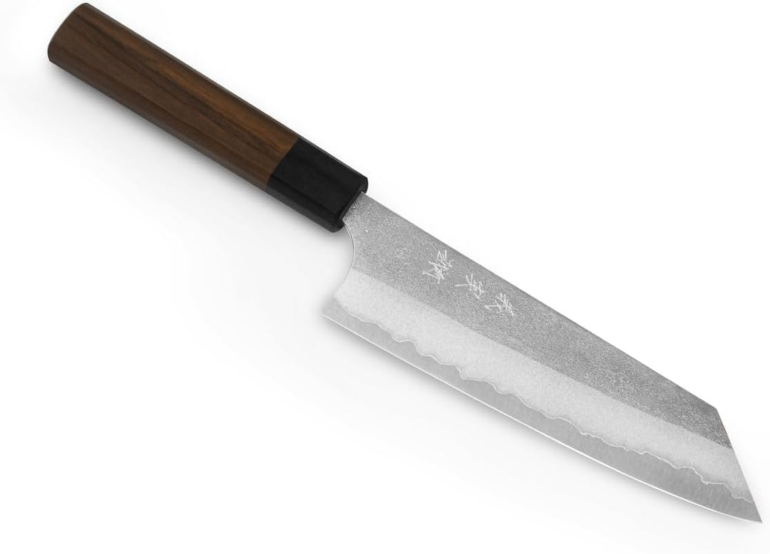 Profi Koch-Messer BUNKA Yoshimi Kato Nashiji. Klingen-Länge 16cm. Aogami super, 3 Lagen, hand-geschm