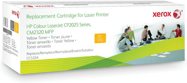 XEROX Original Toner gelb fuer HP LJ CP2025 CM2320 alternative zu CC532A 2.800Seiten
