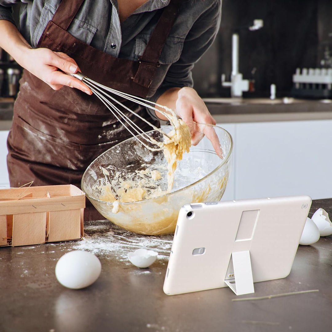 Speck Schutzhülle und Ständer für Google Pixel Tablet 2023 – volle Rückseite, dünn, Kratzfest, Falls