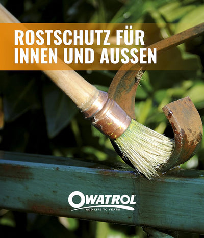 OWATROL – OIL – Set – Farbloser Rostschutzlack (1 Liter) und -spray (2 x 300ml) – farblos – dringt e