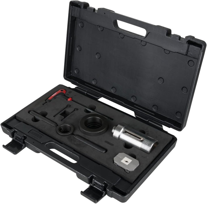 KS Tools 150.9545 Montagehilfe-Satz für Stossdämpfer mit Zuganschlagfeder, 7-teilig