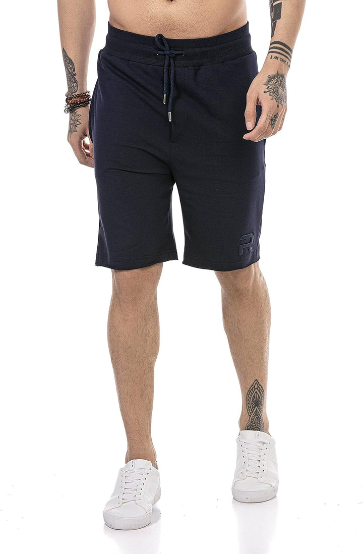 Redbridge Shorts für Herren Kurze Hose Sweat-Pants Sporthose Freizeithose Bermuda Capri S Blau, S Bl
