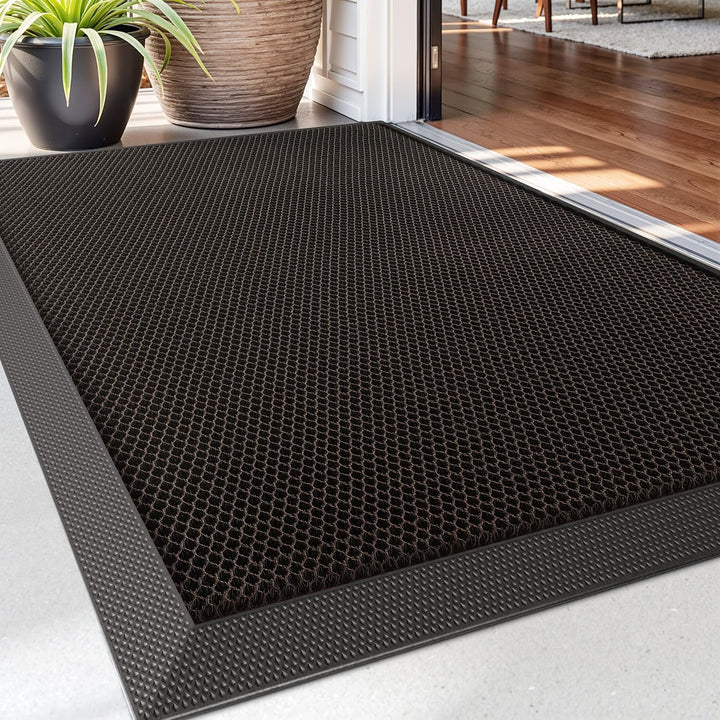 DEXI Fussmatte aussen 60 x 90 cm, extrem rutschfeste Schmutzfangmatte, langlebig Fussabtreter aussen