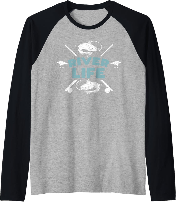 Wels Raubfisch Fischen - Angler Fluss Wels Raglan