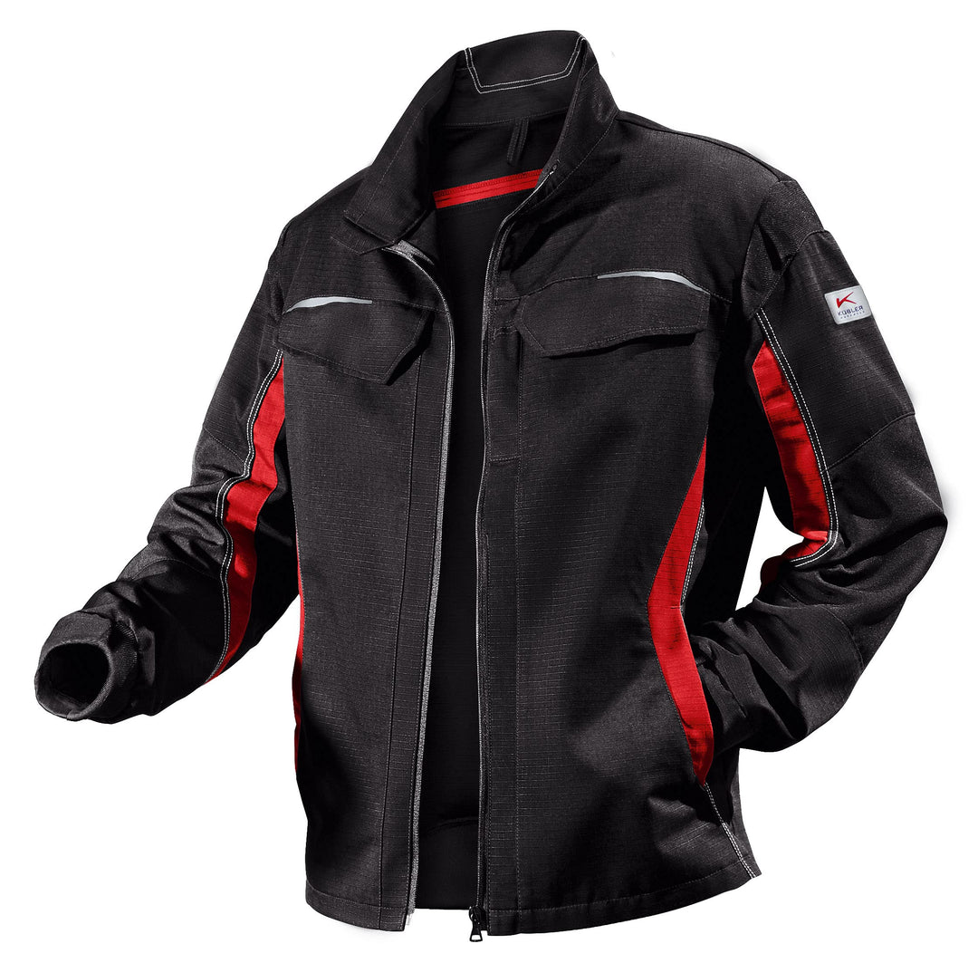 KÜBLER Workwear KÜBLER PULSSCHLAG Arbeitsjacke schwarz/mittelrot schwarz/mittelrot 27, schwarz/mitte