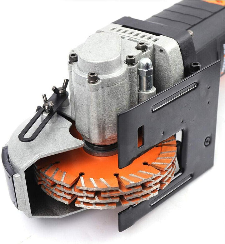 Elektrische Wandfräse Maschine, 4800W Elektrische Schlitzfräse 42mm Mauernutfräse Wandschlitzer Mit