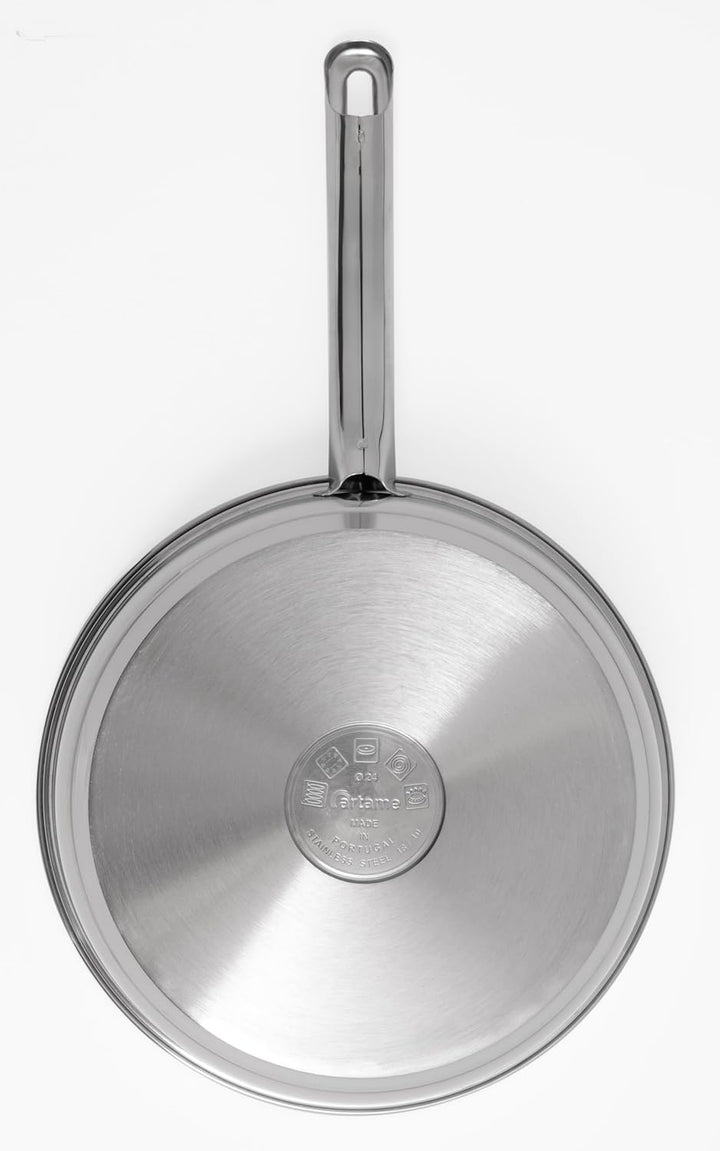Artame ART91920 Nordico, Bratpfanne Ø 20 cm, dreifacher Boden, hitzebeständiger Griff, Wabenboden, a