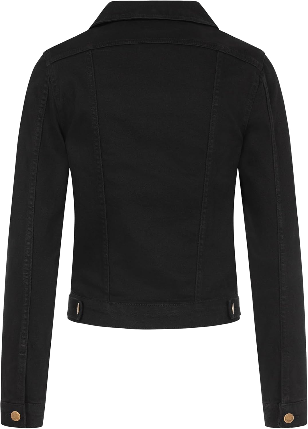 Rock Creek Damen Jeans Jacke Übergangs Jacke D-401, XS Schwarz