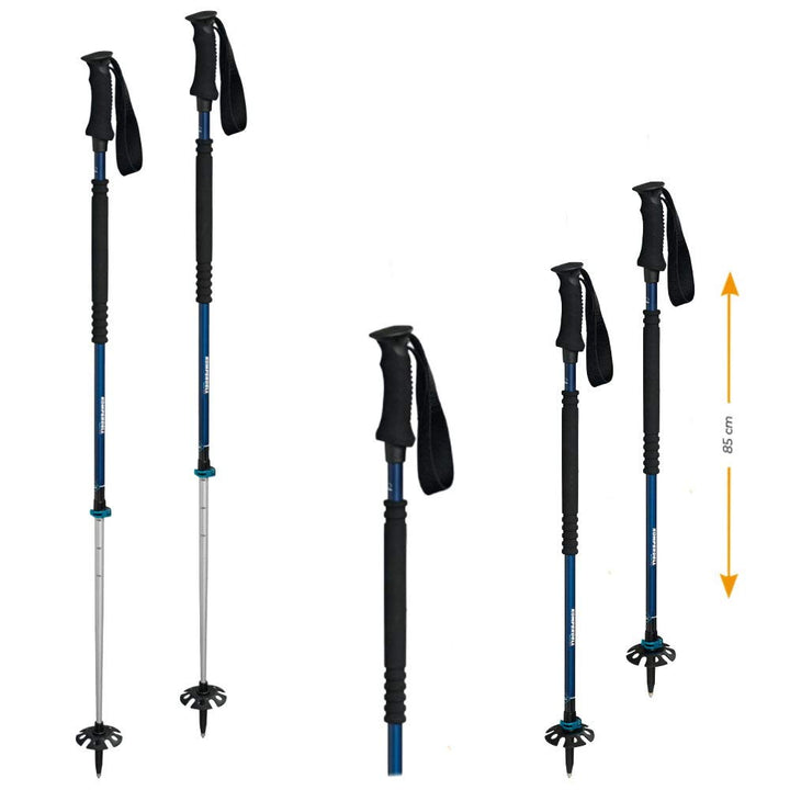 Komperdell T2 Thermogrip Foam II Wanderstock, Trekkingstock, Skistock - Blau