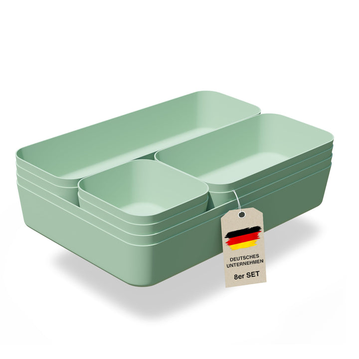 VMbathrooms Schubladen Organizer Set für jeden Bedarf | Praktische Schreibtisch Sortierboxen | Schub