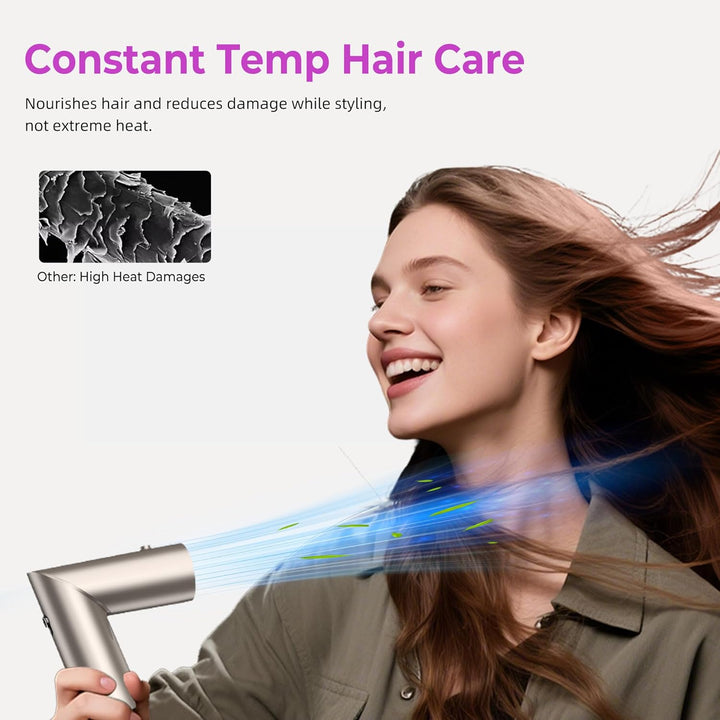 Hairstyler 6 in 1 Airstyler mit Diffusor Luft Lockenstab Air Styler Warmluftbürste Föhn Rundbürstenf
