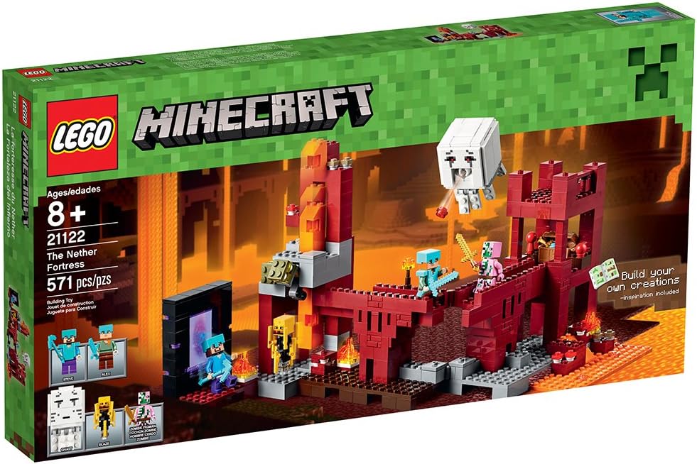 LEGO Minecraft 21122 the Nether Fortress Building Kit