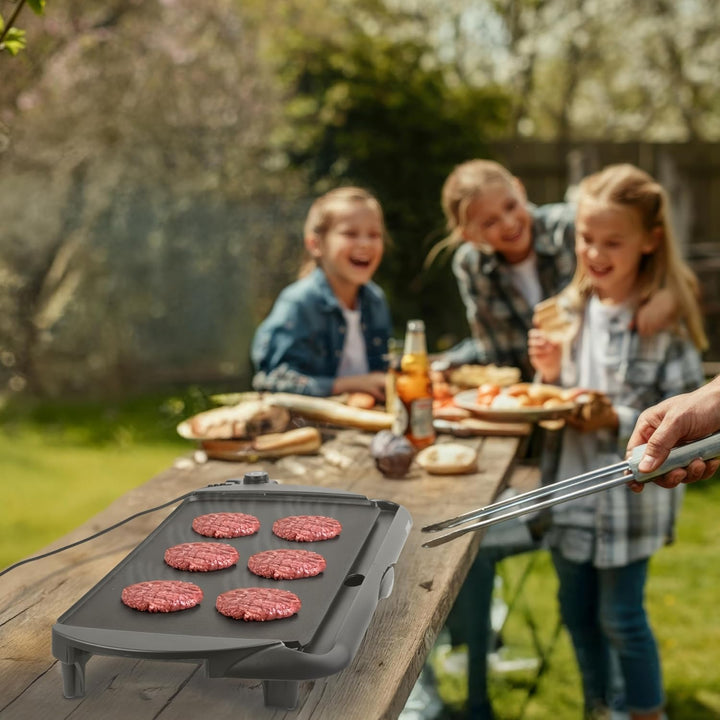 Duronic GP20 Elektrischer Tischgrill | 52 x 27 cm flache Grillplatte | Plancha Grill | Teppan-Yaki a