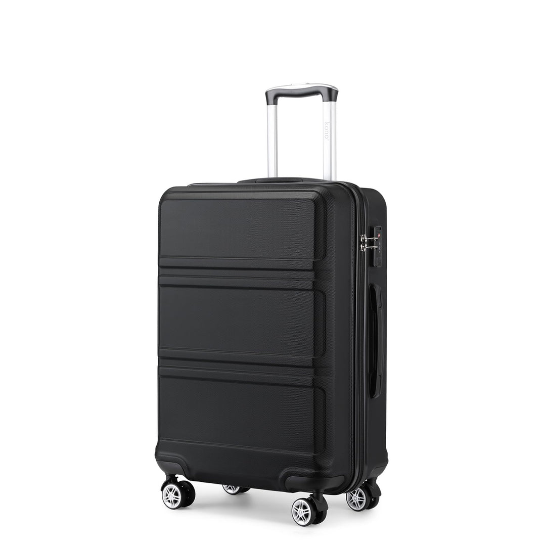 Kono Koffer Trolley Hartschale Handgepäck Zwillingsrollen Leichtgewicht ABS Kabinentrolley Reisekoff