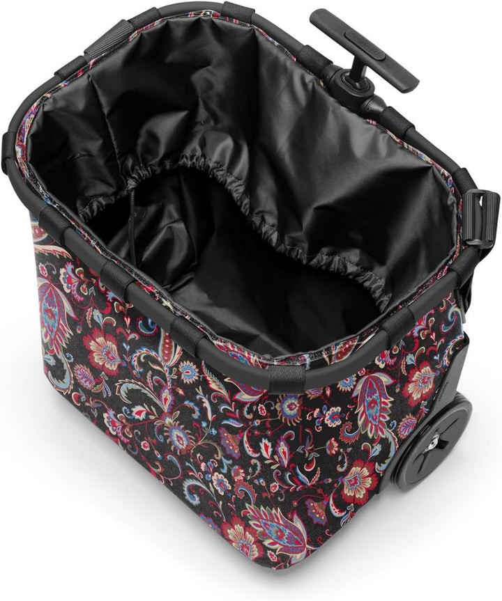 reisenthel carrycruiser Tragbarer Einkaufstrolley mit stabilem Aluminiumrahmen, Schultergurt und her