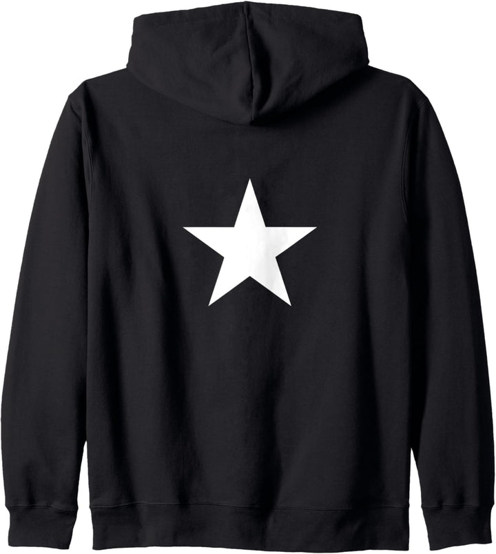 Wer ist cool und hat einen Stern auf dem Rücken Lustiges Kapuzenjacke