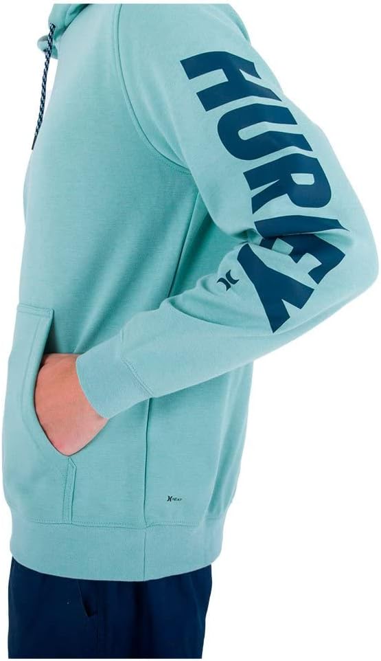 Hurley Herren Acadia Heat Po Pullover Sweater S Morning Spruce, S Morning Spruce