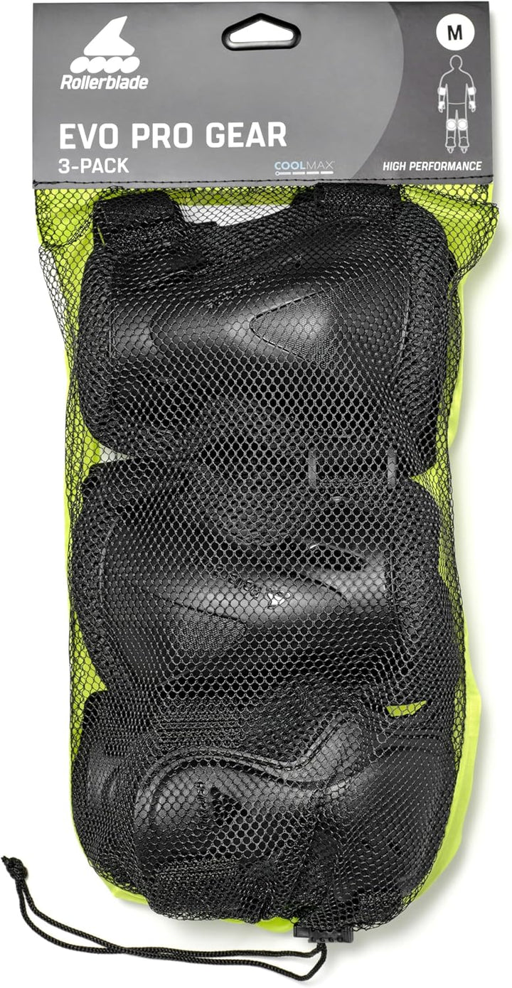 Rollerblade Unisex – Erwachsene Evo Gear 3 Beschützer XL Schwarz, XL Schwarz
