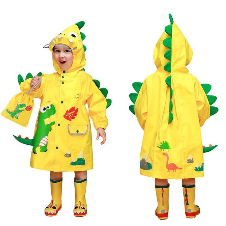 Hovkib Kinder Regenponcho Kleinkind Regenmäntel Jungen Mädchen wasserdichte Regenjacken Unisex Regen