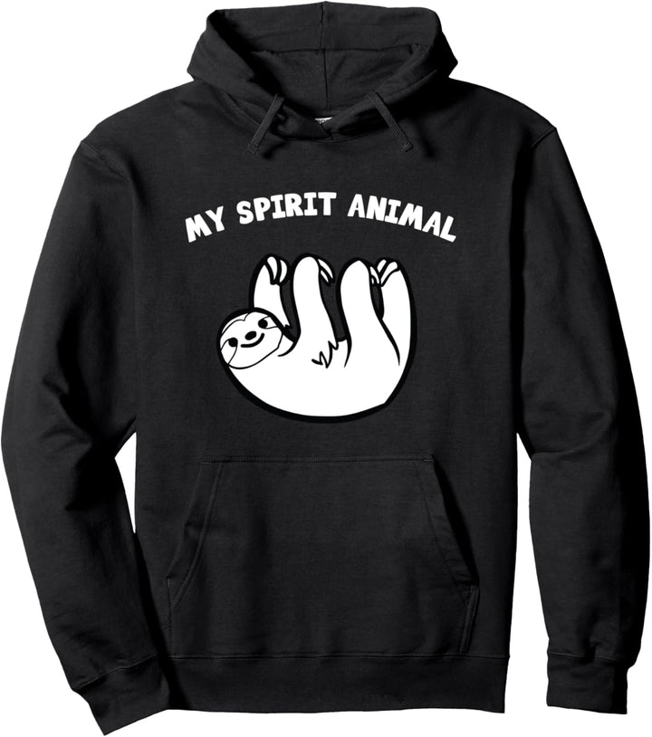Sloth Is My Spirit Animal Faultier Pullover Hoodie