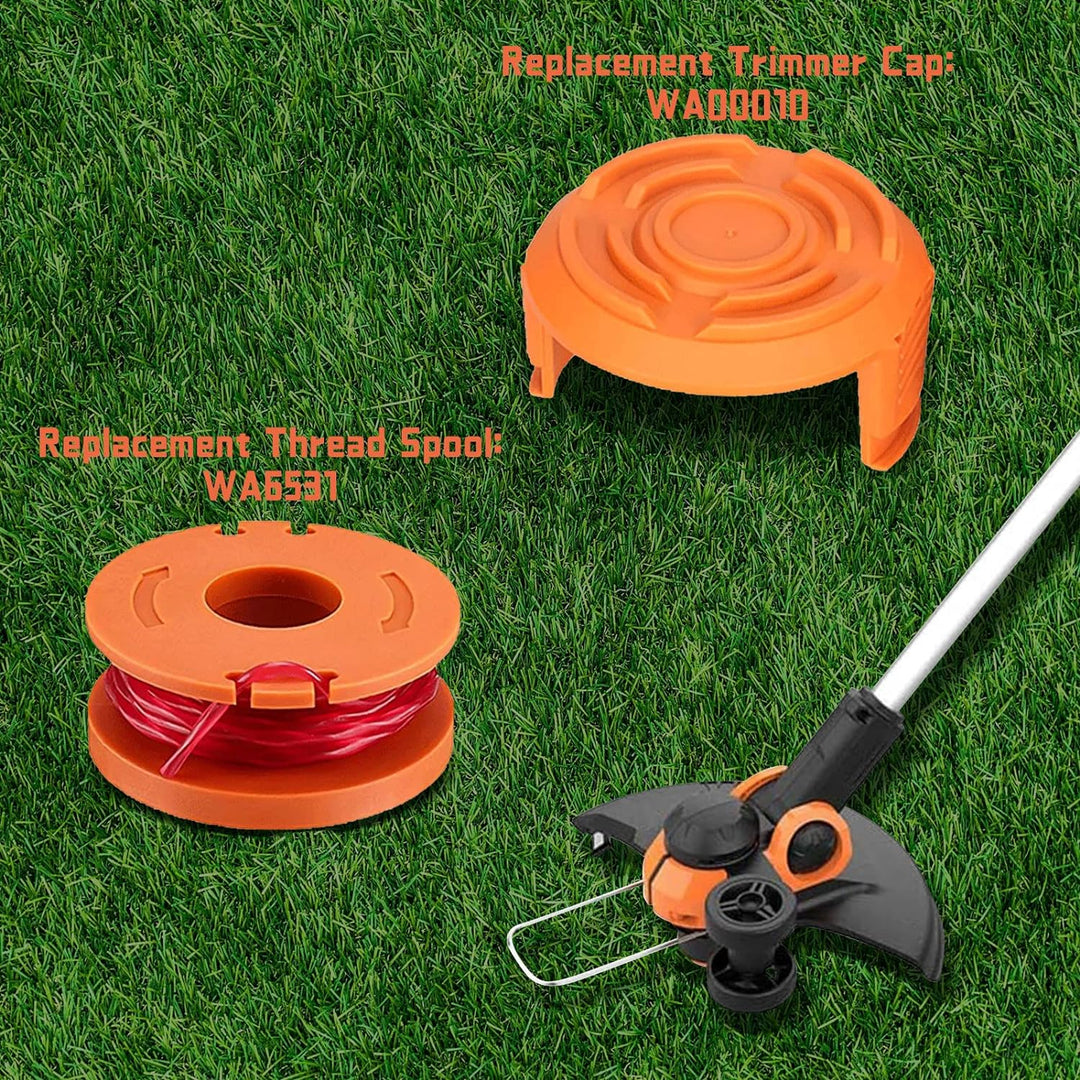 CDIYTOOL Fadentrimmer Ersatzspule, 10ft 1.65mm Rasentrimmer Spule Ersatzspule String Trimmer Schnur