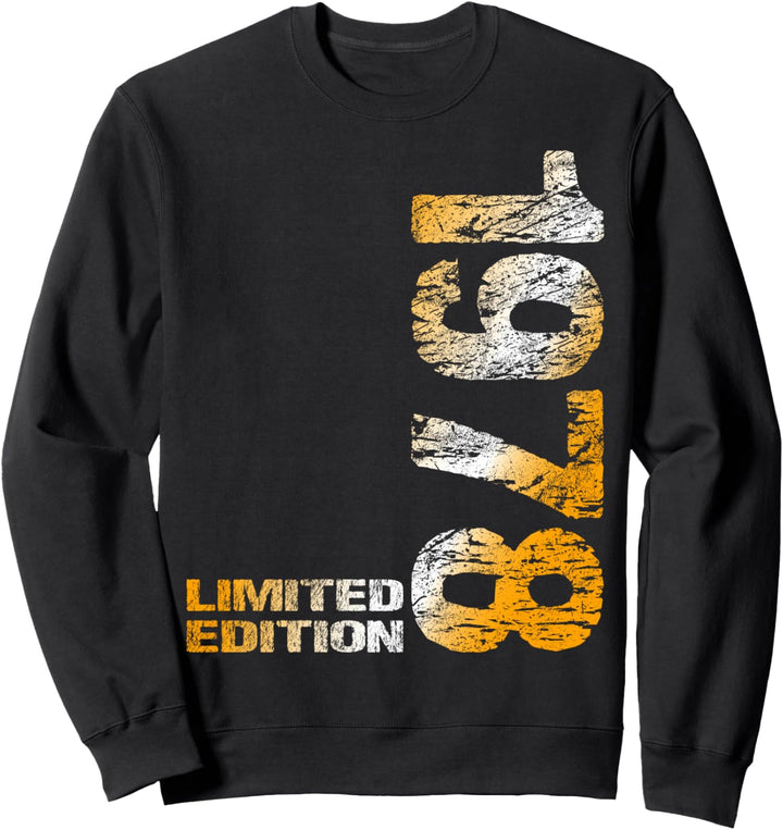 1978 Mann Frau 46. Geburtstag Limited Edition 46 Sweatshirt