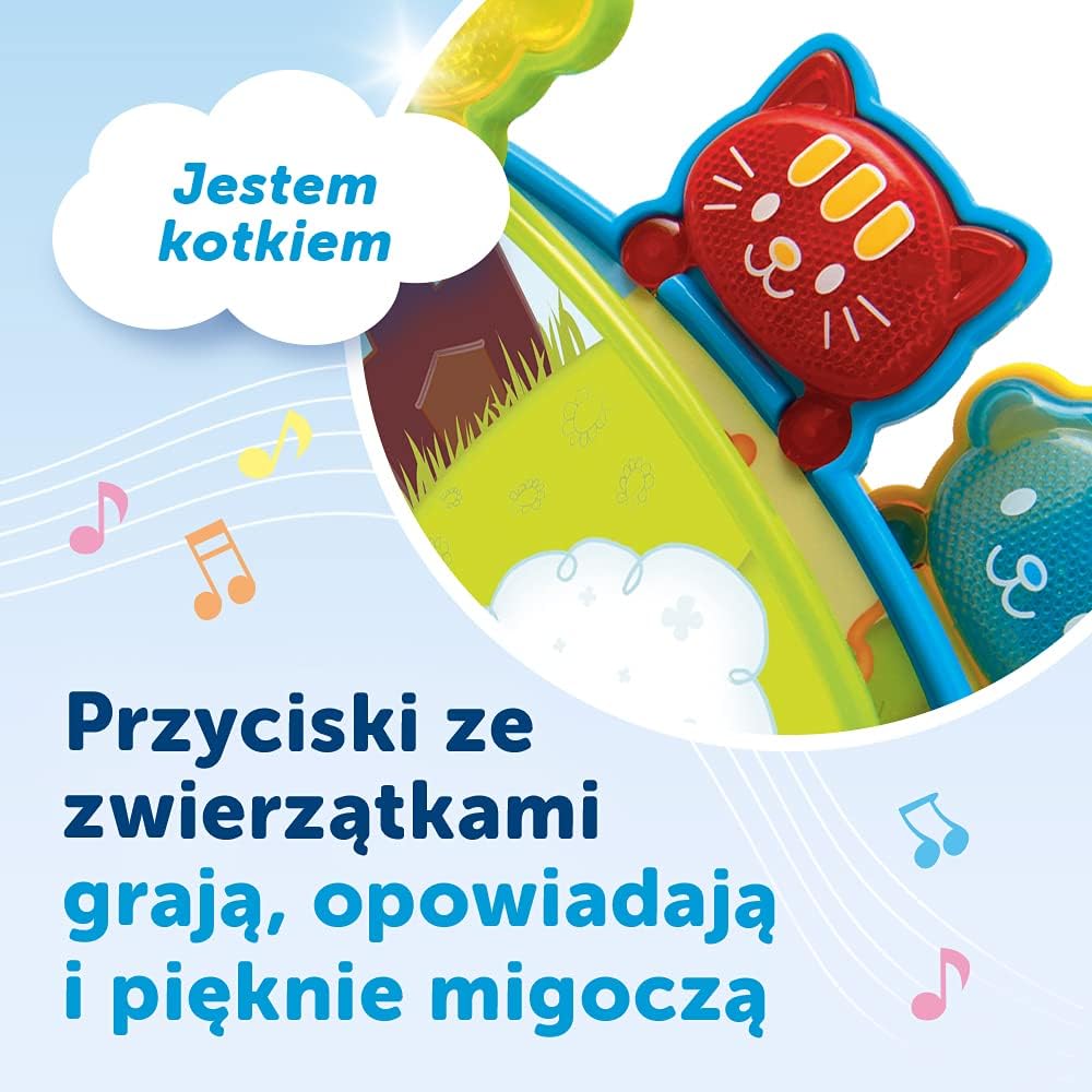 Trefl VTech Książeczka Bajeczka Elektroniczna Zabawka Edukacyjna dla Dzieci od 9 miesięcy