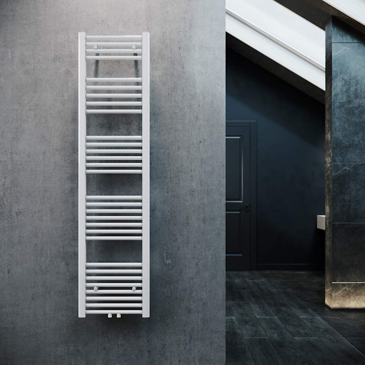 ELEGANT Heizkörper Bad 1600x400 mm Weiss Badheizkörper Mittelanschluss Handtuchwärmer Handtuchtrockn