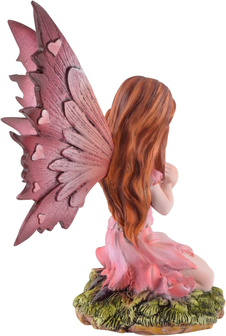 VOGLER Joh. Vogler GmbH Fee Amora mit Herz an der Brust, aus Kunststein, von Hand detailgetreu bemal
