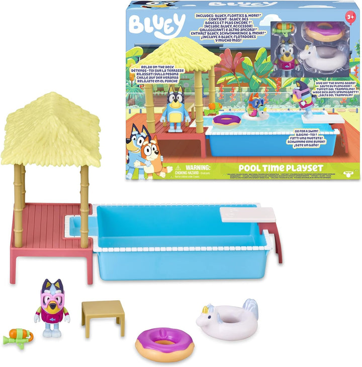 Bluey BLY22000 Playset Pool, bunt, Talla única