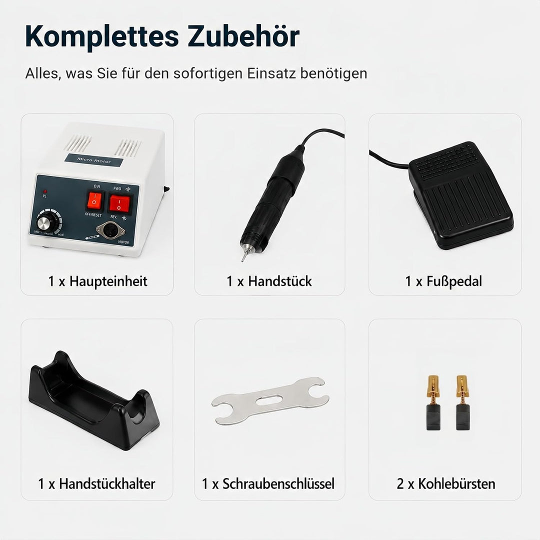 Labor Mikromotor Dental Labor Marathon Micro Motor Schleifmaschine mit Fusssteuerung Manuelle Stufen