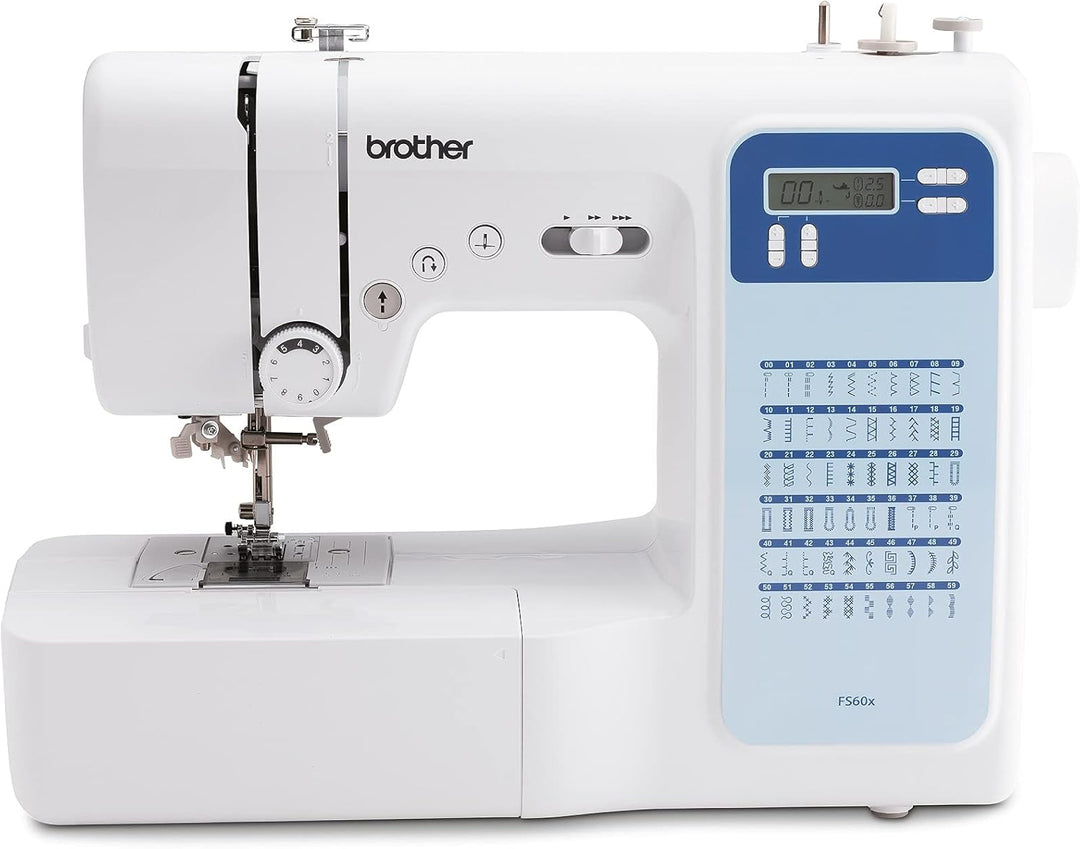Nähmaschinen von Brother., weiss, 49.00 x 26.80 x 40.40 cm FS60S 49.00 x 26.80 x 40.40 cm Weiss, 49.