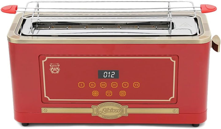 KAISER Toaster T 4000 RotEm Retro-Toaster,6 verschiedene Toaststufen für beste Ergebnisse