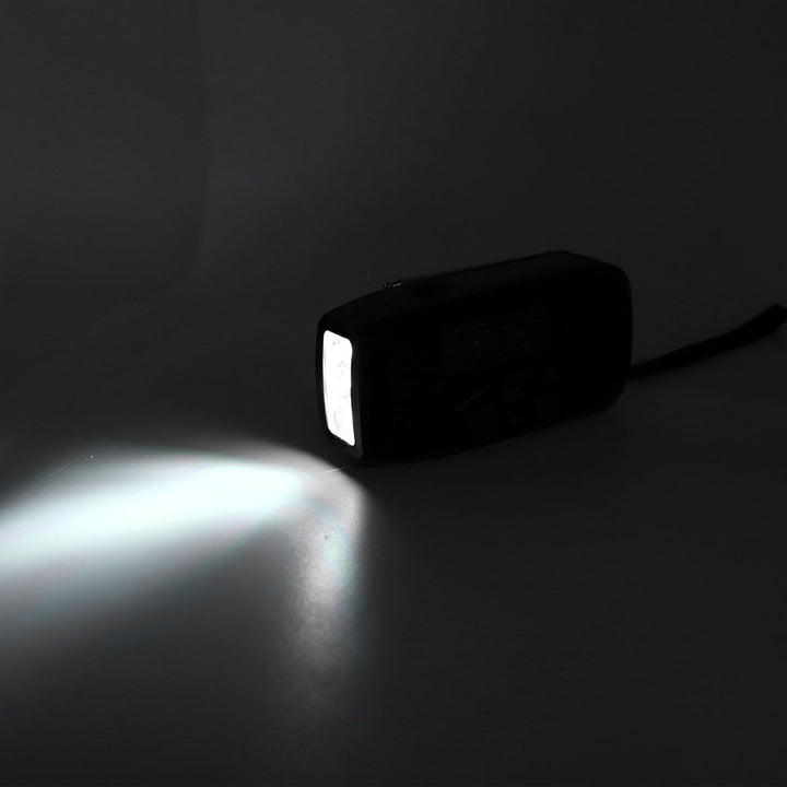 Zerodis 2000-mAh-Solar-Handkurbelradio mit Typ-C-Aufladung, Empfang Lokaler Notwettersendungen für C