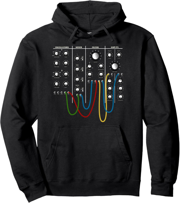 Modular Synthesizer Pullover Hoodie
