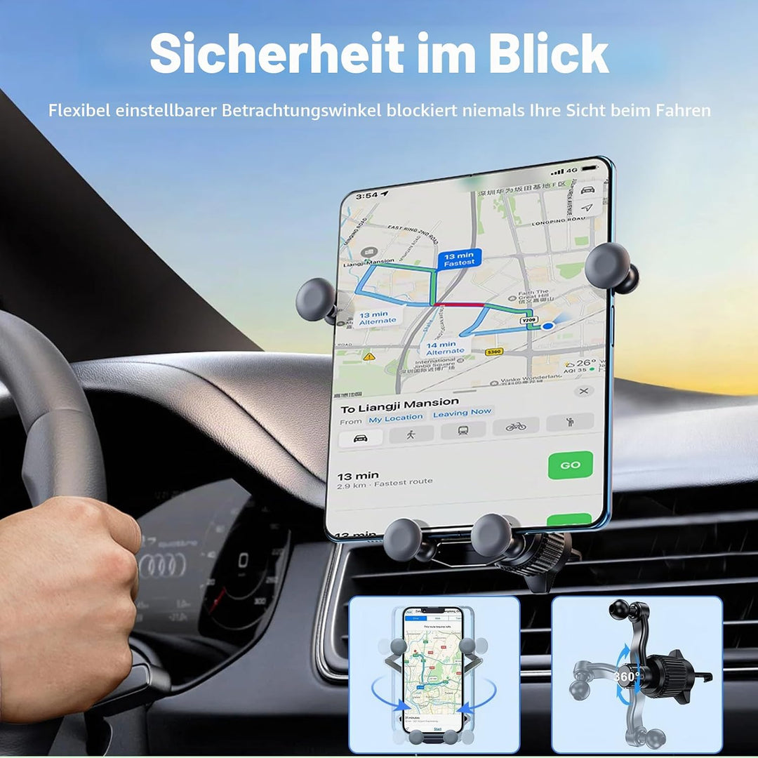 Z Fold 6 5 4 3 2 Autohalterung, [2 Formen und Dicke Schutzhüllefreundlich] Schwerkraft-Handyhalterun