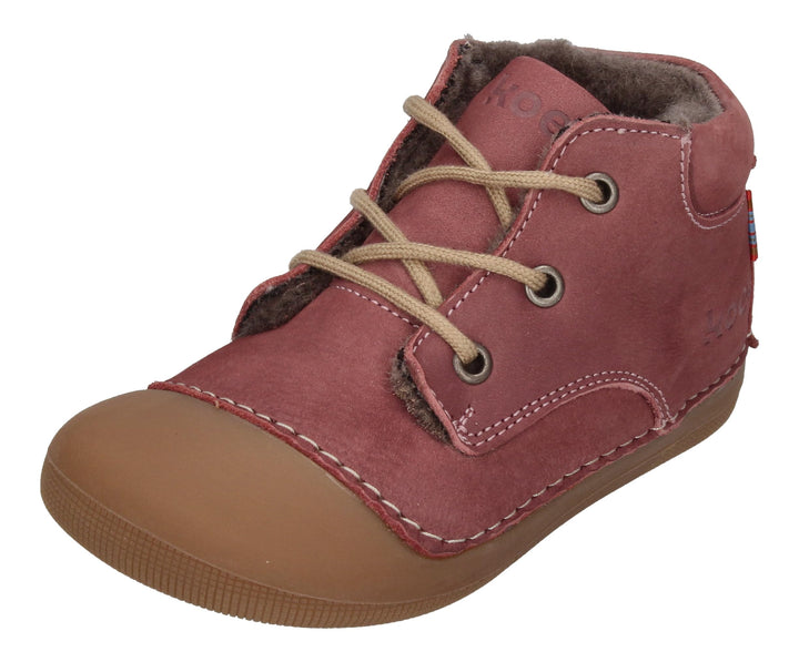 KOEL Barefoot Lauflernschuhe - AVA Bio Nubuk Lambswool Blue 19 EU Blossom, 19 EU Blossom