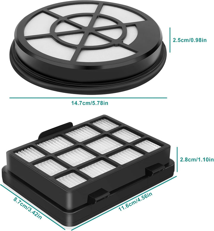 BZ152EF Filter Zubehör für Bosch Serie 2 Staubsauger BGC05A220A, BGC05A320, BGC05A322, BGC05AAA1,BGS