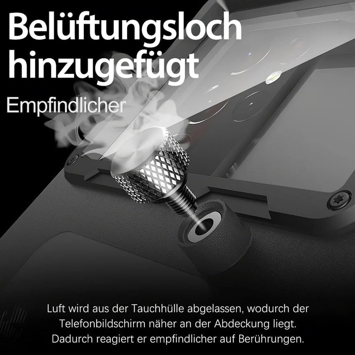 Unterwasser-Tauchgehäuse für iPhone, Samsung Galaxy, Huawei Xiaomi Redmi Smartphones, Professionelle