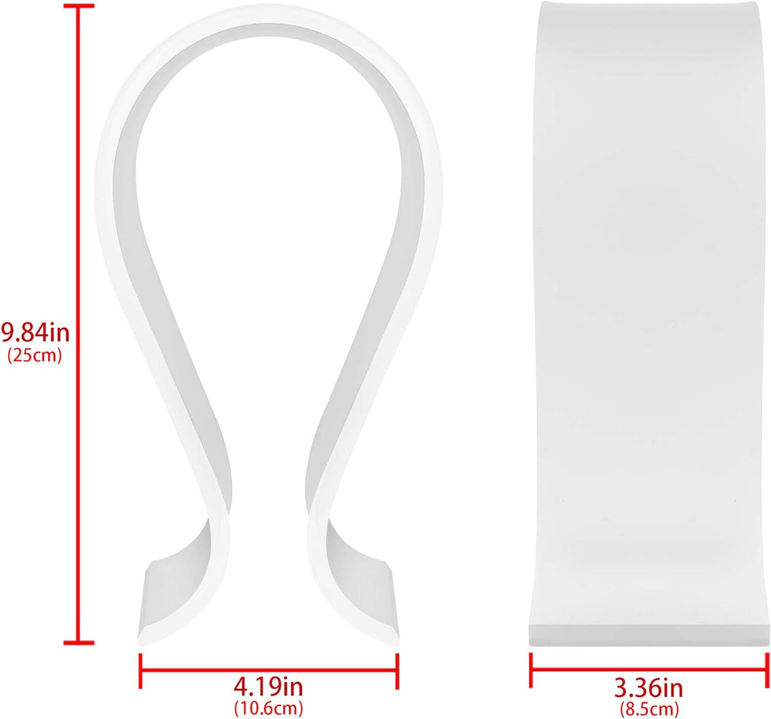 Geekria Acryl Omega Kopfhörerständer, Gaming Headset Halter, Schreibtisch Display Aufhänger, kompati