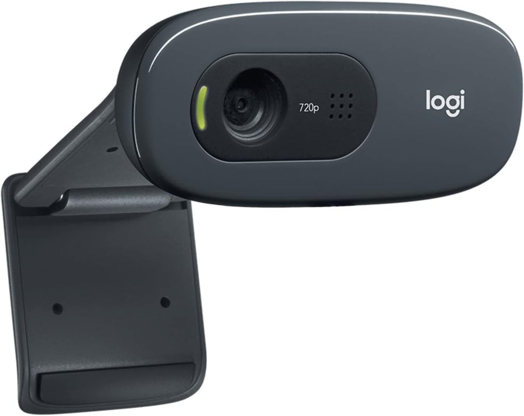 Logitech C270 HD-Webcam, 720p, 30 fps, 3MP, FoV 60°, Fester Fokus