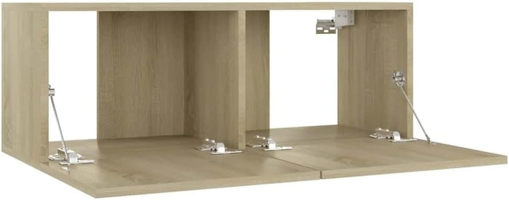 vidaXL TV Schrank mit 2 Klapptüren TV Möbel Hängeboard Lowboard Fernsehschrank Fernsehtisch Sideboar