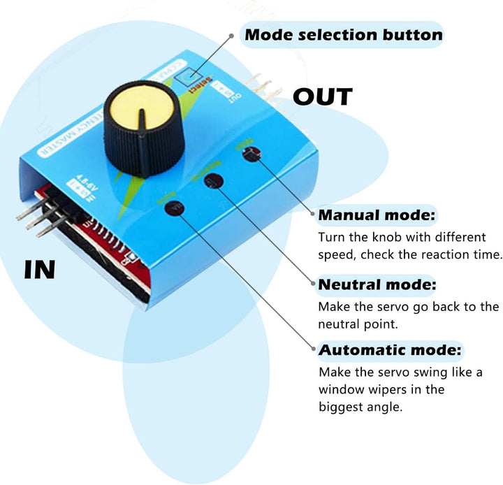 Wishiot 2 Stück winzige 1,5 g Servo Micro Linear Digital Servo Leichte Mini Grösse für Indoor Flugze