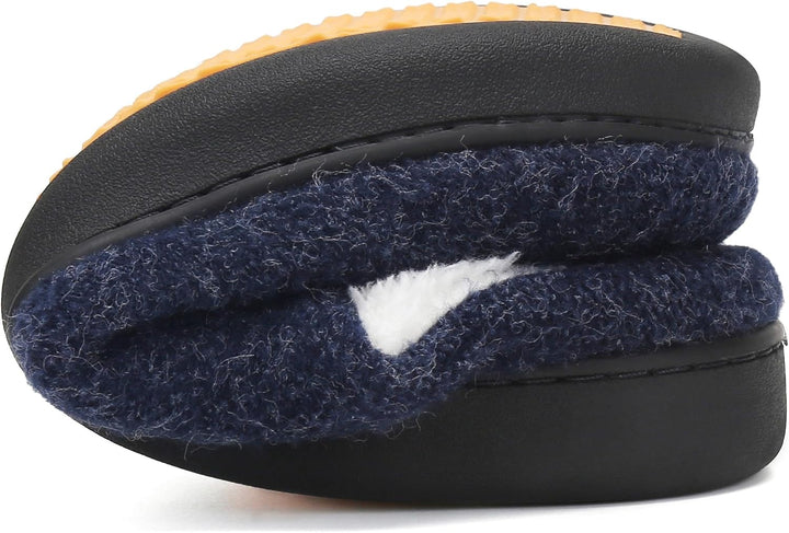 Mishansha Herren Damen Warme Hausschuhe Winter Memory Foam Plüsch Pantoffeln rutschfest Slippers,Gr.