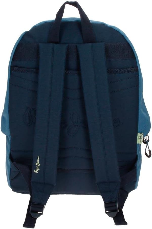 Pepe Jeans Duncan Schulrucksack, Blau, 31 x 44 x 17,5 cm, Polyester, 21,12 l Rucksack 44, Rucksack 4