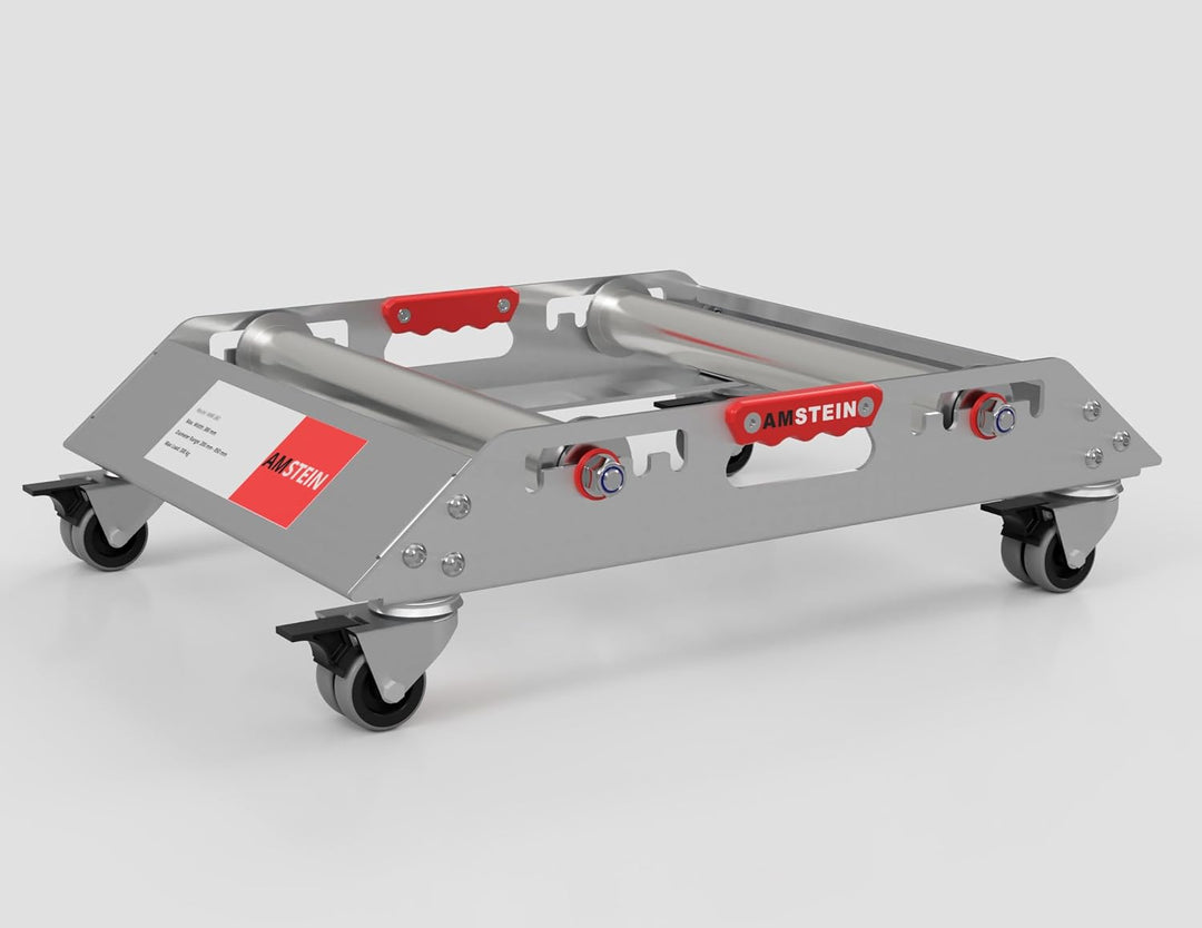 Profi Kabelabwickler AMR-580 mit 4 gebremsten Lenkrollen für Kabeltrommeln 200-850mm, bis 300kg Trag