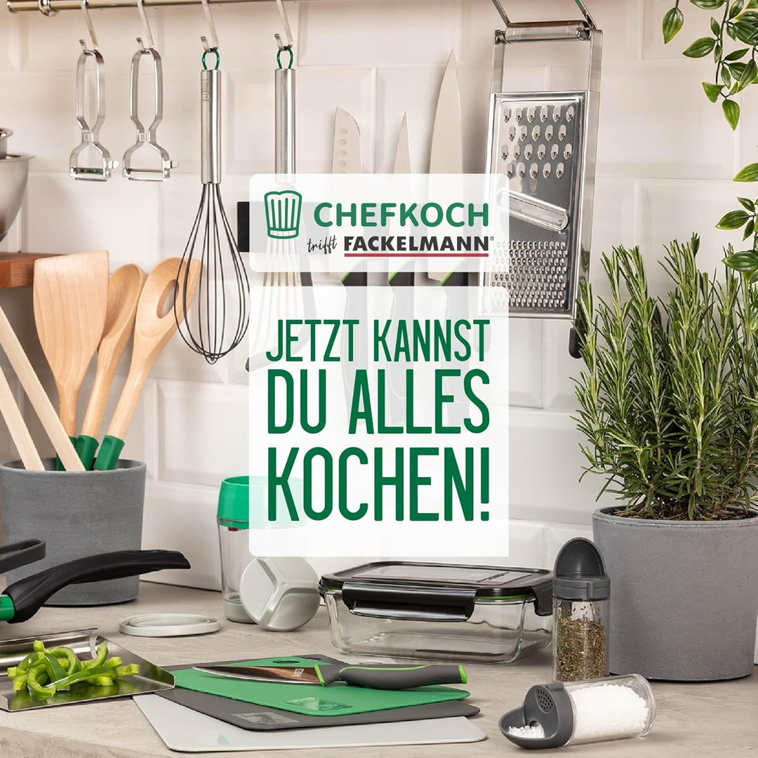 Chefkoch 2-in-1 Gewürzstreuer mit Dosiermass: Einfaches Abmessen & Hinzufügen von Gewürzen – 24er Se