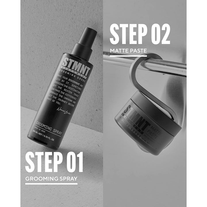 STMNT STATEMENT GROOMING GOODS Grooming Spray 200ml | Natürliches Finish | Leichter Halt ohne zu ver