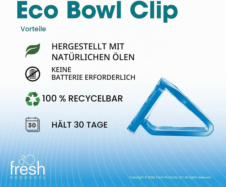 Fre-Pro by Fresh - Bowl Clip Lufterfrischer für Toiletten, Cotton Blossom, Box mit 12 Stück, Cotton