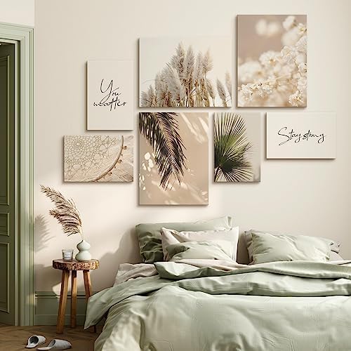 Muralo - Wandbilder Set - Leinwand Bilder Aufhängefertig - das Leinwandbilder Set - Bilder für Wohnz